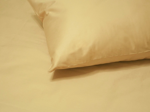 Цветное постельное белье - Премиум сатин (пшеничный) 2 спальное