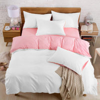 Подростковое постельное белье Almira Mix двухстороннее Розовый+Белый