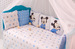 Комплект постельного белья в кроватку "Добрый сон" Микки голубой