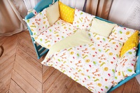Комплект постельного белья в кроватку "Добрый сон" Модена желтый зоопарк